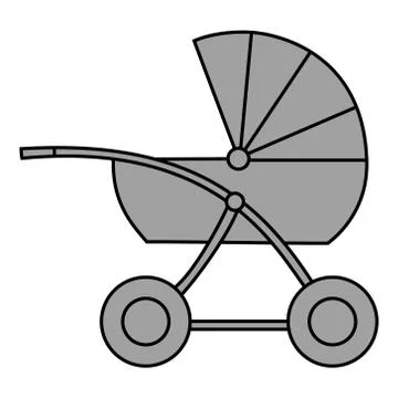 Buggy. Isolated object. Vector Image. Stock Illustration