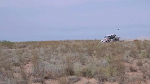 Buggy races on the sand Video stock 70692768