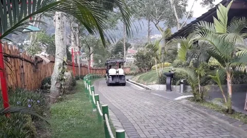 Buggy at resort Stock Footage 220393006