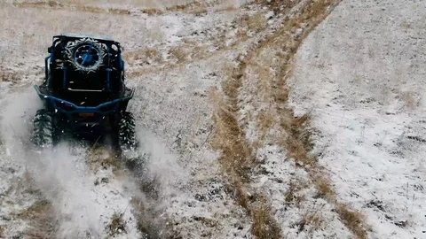 Buggy ride on the hill Stock Footage 127467504