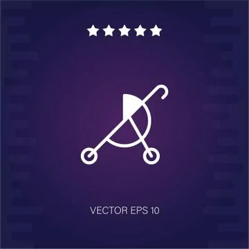 Buggy vector icon Stock Illustration