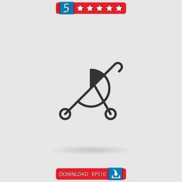 Buggy vector icon Stock Illustration
