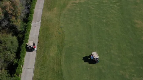 Buggy_Golf_footagedrone Video stock 108485017