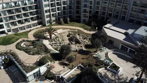 Bugibba Temple, Malta, 4K Circling Drone Clip, Dolmen Hotel, Neolithic Site Stock Footage 222013165