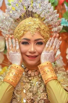 Bugis Indonesian Bride Stock Photos