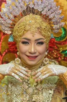 Bugis Indonesian Bride Stock Photos