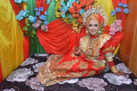 Bugis Indonesian Bride Stock Photos