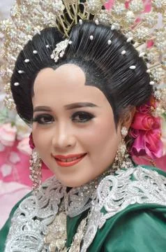 Bugis Indonesian Bride Fotos Stock
