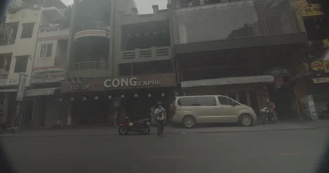 Bui Vien Street lockdown Stock Footage 135700297
