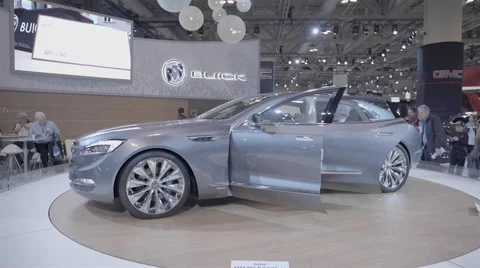 Buick Avenir concept. 2016 Toronto International Auto Show Stock Footage 60909856