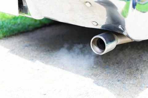 Buick exhaust in performance Stock-Fotos