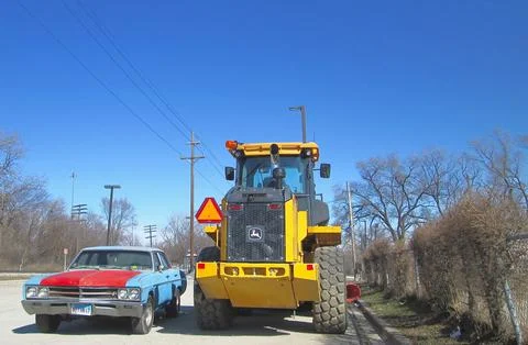 BuickwithTractor Foto stock