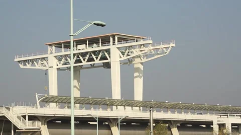 Build of Barrage Stock Footage 50882590