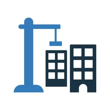 Build, building, construction icon. Simple editable vector graphics. Ilustración de archivo