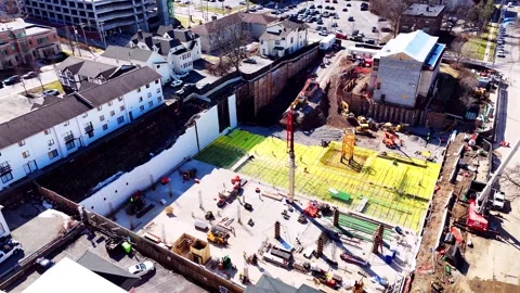 Build the Foundation - Syracuse, NY Video stock 336035759