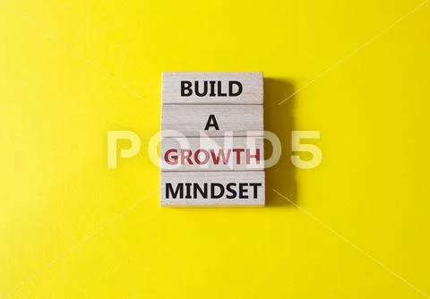 Build a growth mindset symbol. Concept words Build a growth mindset on ...