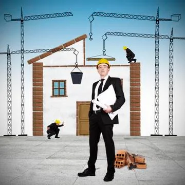 Build house Stock Photos