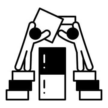 Build Together Dualtone Icon 库存插图