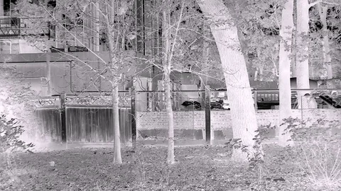 Build Wall In Fast Motion An Front View At Black White Tones Stock Footage 84028414