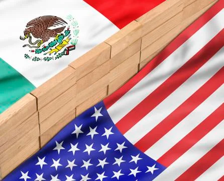 Build the Wall. Stock Photos