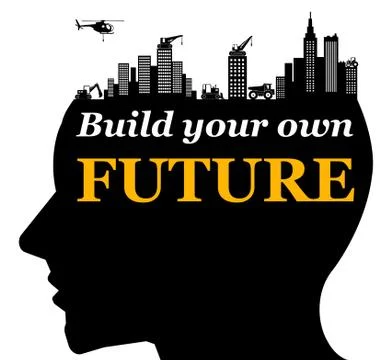 Build your own future Stock Illustration