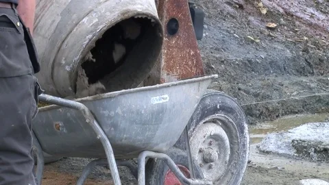 Builder building blocks for a house Stock Footage 78060708