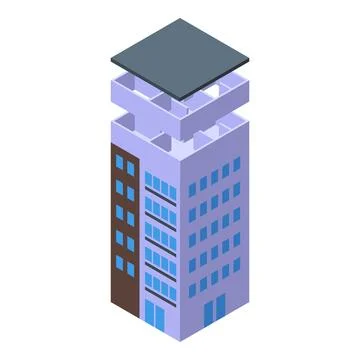 Builder contractor icon isometric vector. Worker engineer Stock Illustration