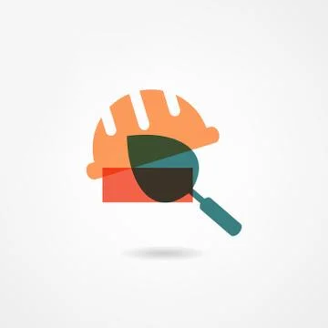 Builder icon Stock Illustration
