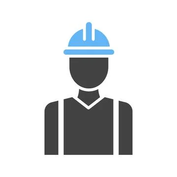 Builder icon vector image. Illustrazione stock