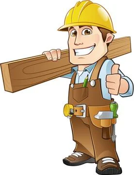 Builder Stock Illustration