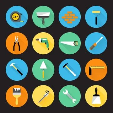 Builder Instruments Icons イラスト素材