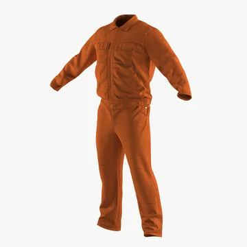 3D Model: Builder Long Sleeve Coveralls #90899237