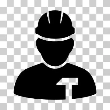 Builder Person Vector Icon Stockillustratie