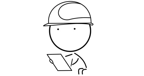 Builder at work Stock Footage 289293309