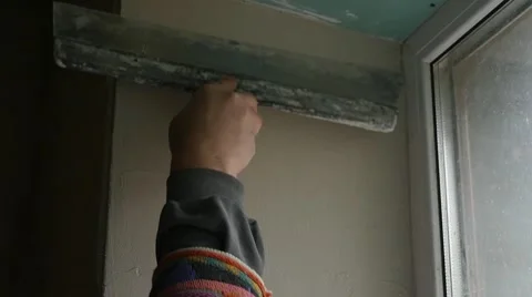 Builder Is Working On New House Construction Video stock 68805204