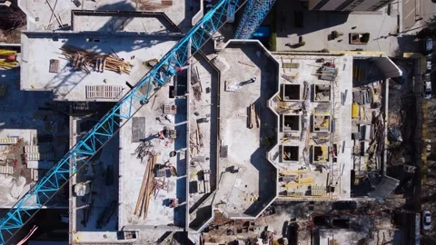 Builders on the construction Stock Footage 237361083