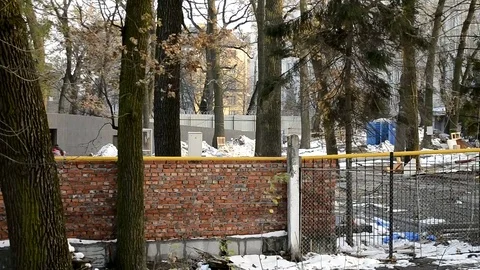 Builders In Fast Motion An Front View Stock Footage 84013670