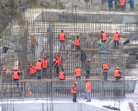 Builders Stock Footage 10768766