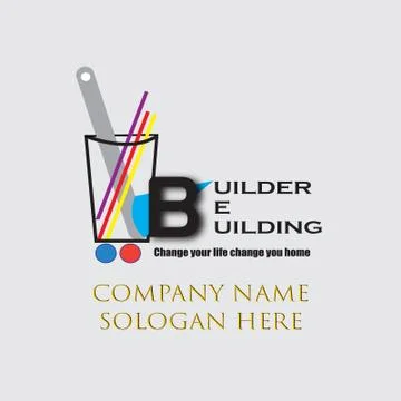 Builders Logo Design Illustrazione stock