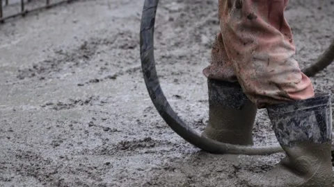 Builders in Rubber Boots Stock Footage 253302994