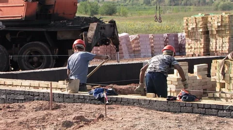 Builders, workers Stock Footage 40732535