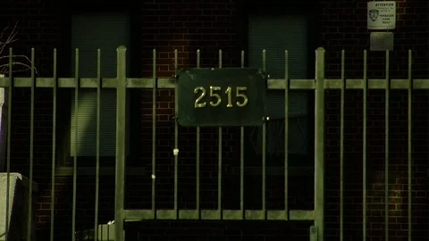 Building 2515 number Stock Footage 87053967