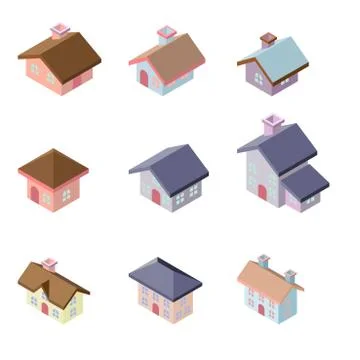 Building 3d isometric Stock Illustration