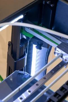 Building a 3D printer from within the video camera Fotos de archivo