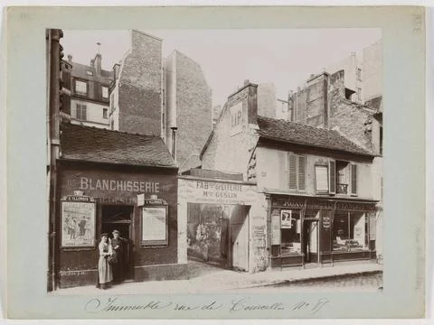 Building, 85 rue de Courcelles, 17th arrondissement, Paris Building, 85 ru... Fotos de archivo