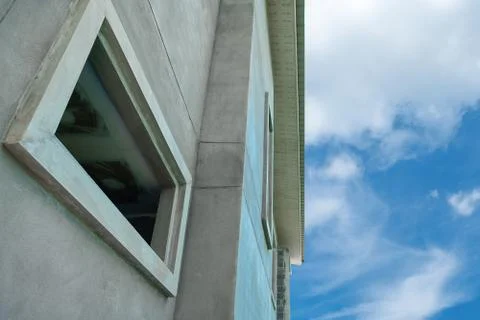 Building and cloud Foto stock