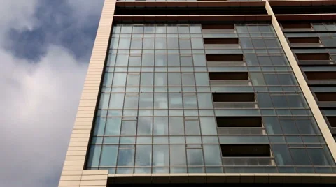 Building and Clouds Stock-Footage 54837765