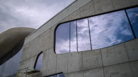 Building and clouds Stock Footage 221784457