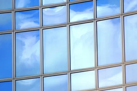 Building and clouds timelapse outdoor in 5k Stock Footage 40972636