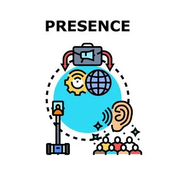 Building and maintaining digital global presence concept Ilustración de archivo